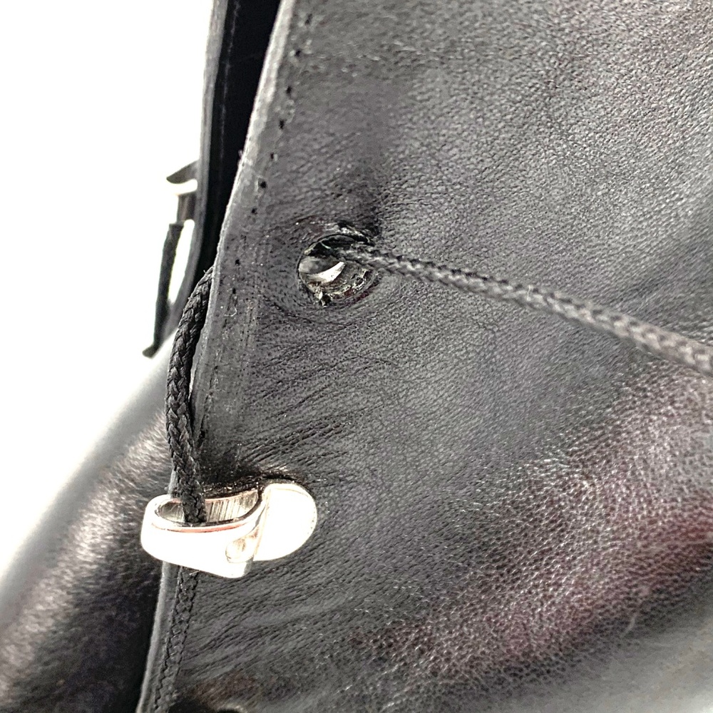 ZARA Leather Platform Ankle Boots - Picture 8 of 8